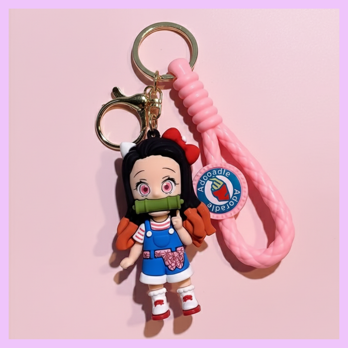 Demon Slayer Keychains front view