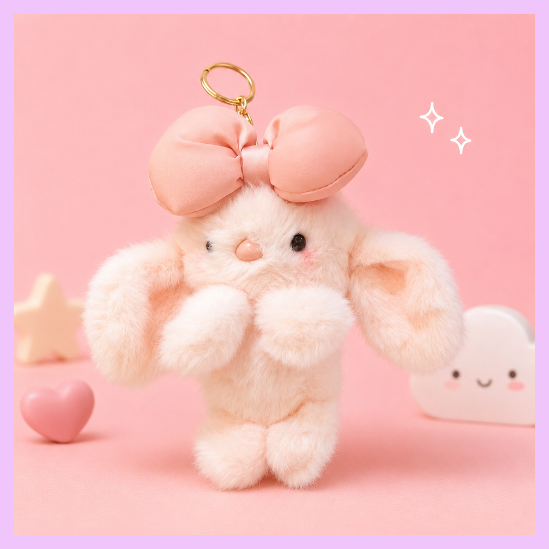 Bow Bunny Kaychain