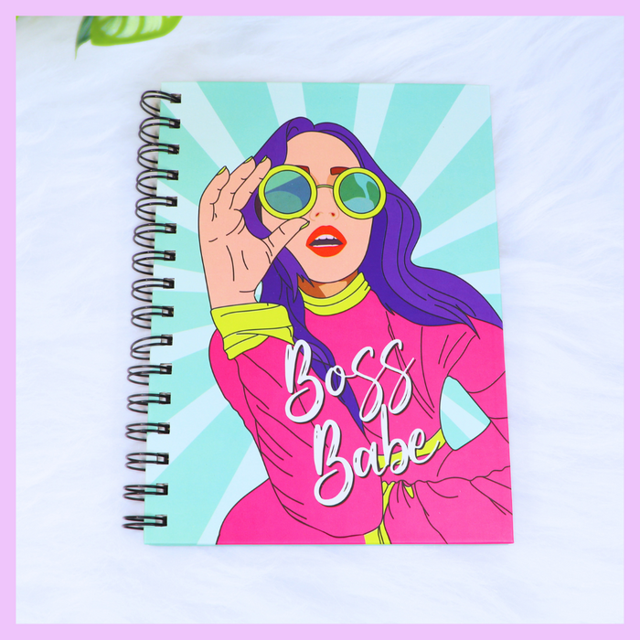Boss Babe A5 spiral diary