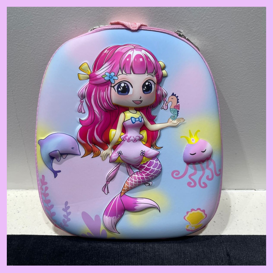 Mermaid 3D hard shell bag