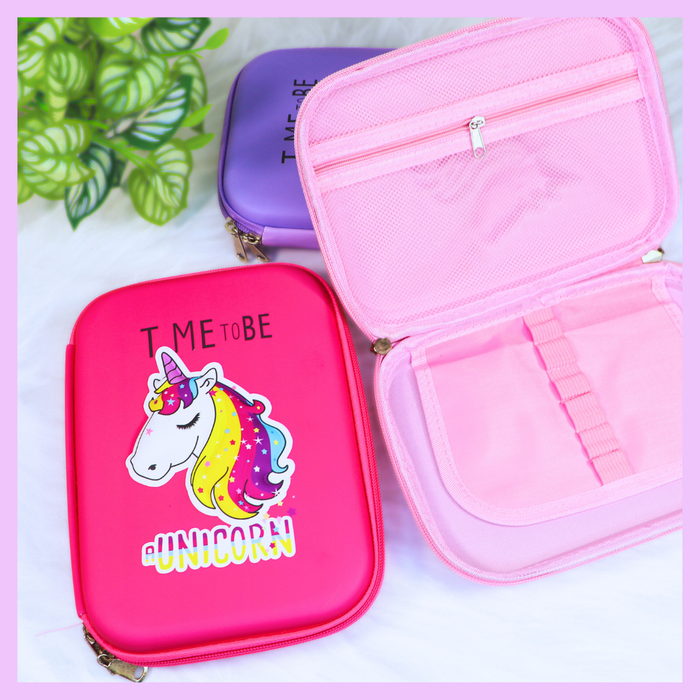 Large unicorn pencil pouch design