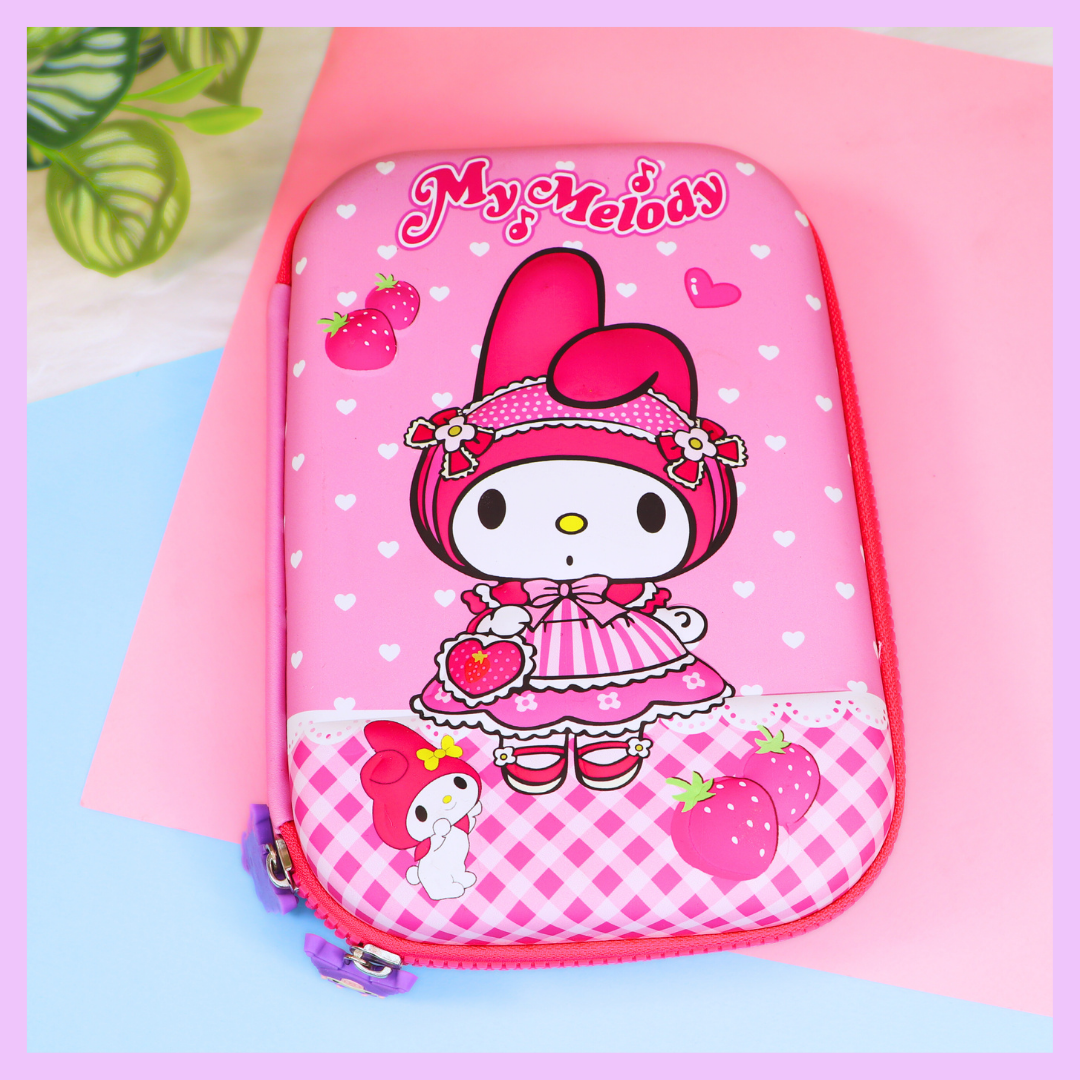 Sanrio big pencil case with My Melody design