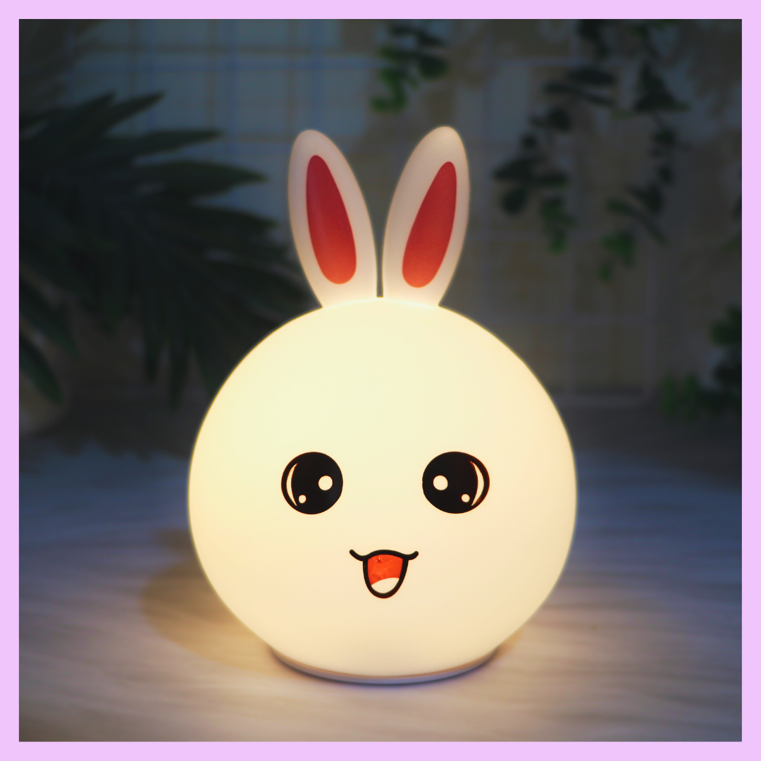 Rabbit touch lamp alternate view