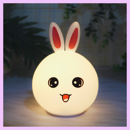 Silicone Rabbit Touch Lamp