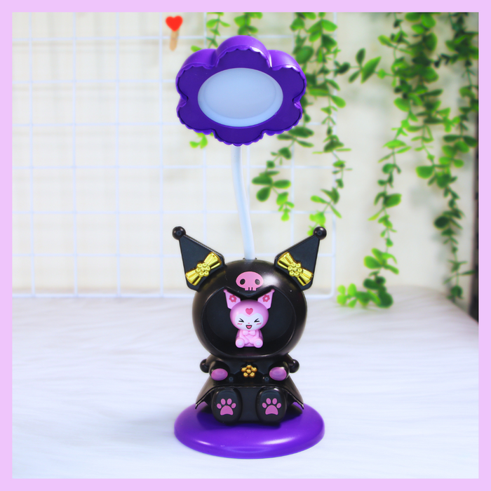 Black Kuromi lamp with sharpener