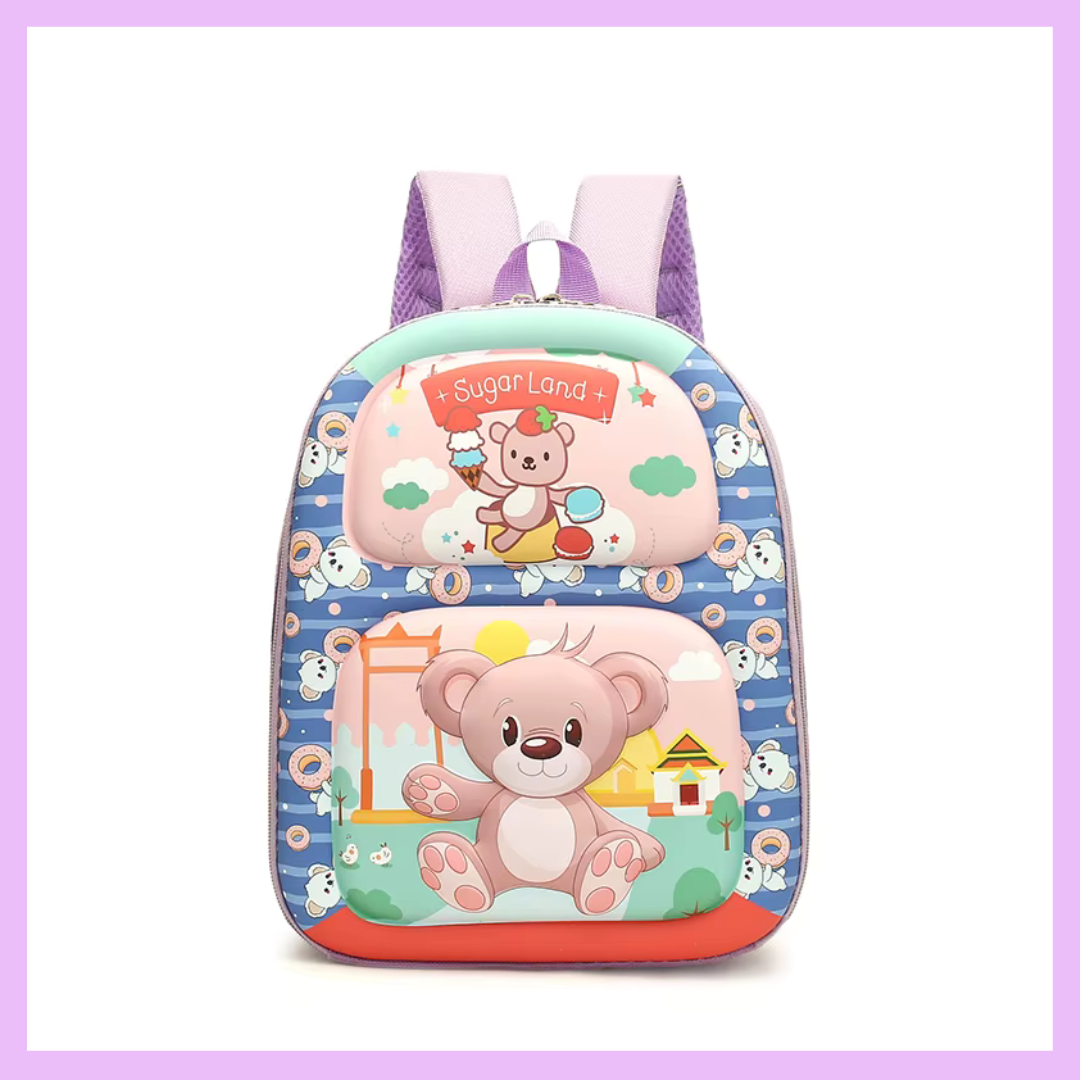 Teddy bear 3D hard shell bag