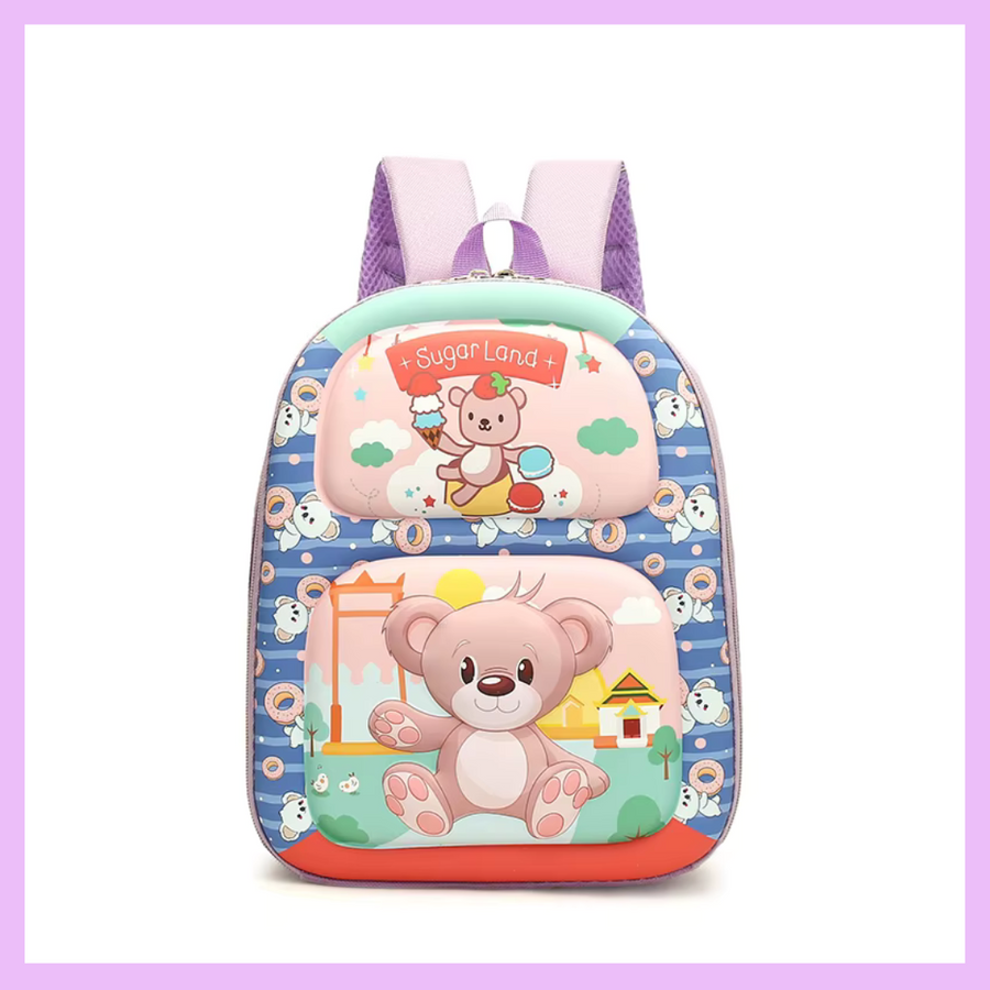Teddy bear 3D hard shell bag