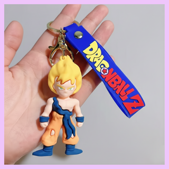Dragon Ball Z Keychains close view
