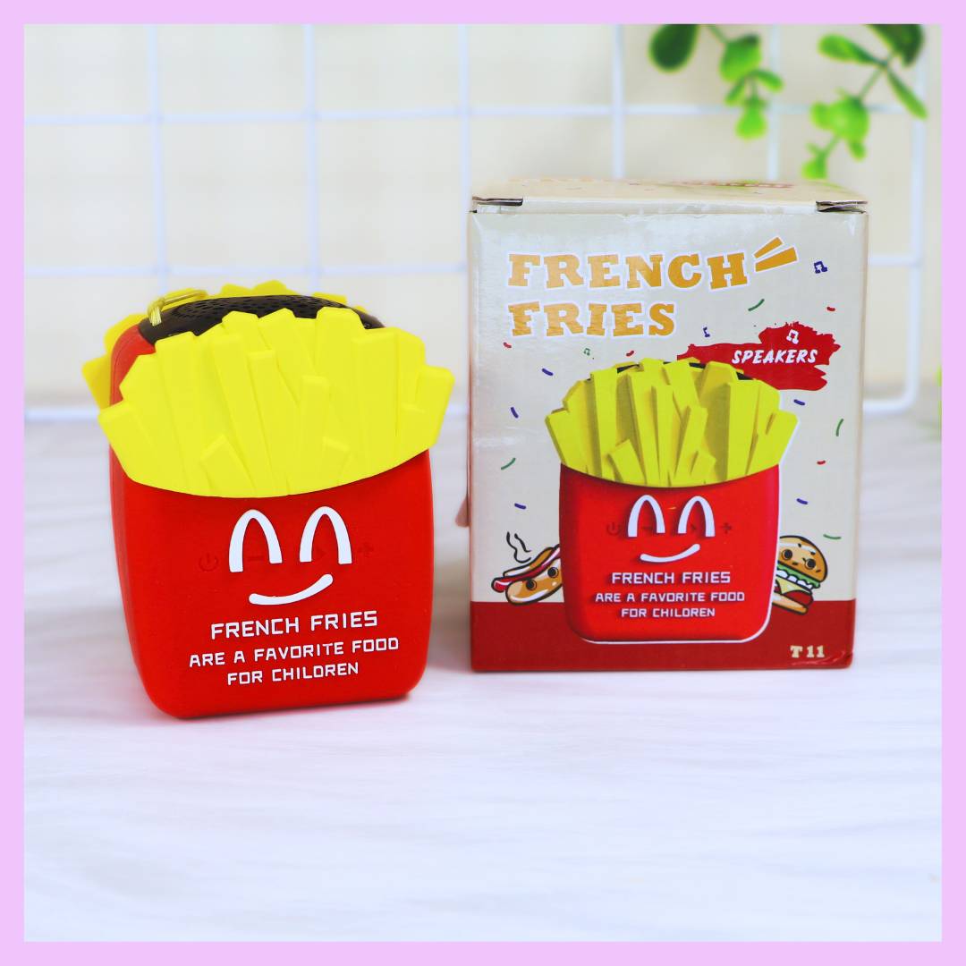 French fries shaped portable speaker