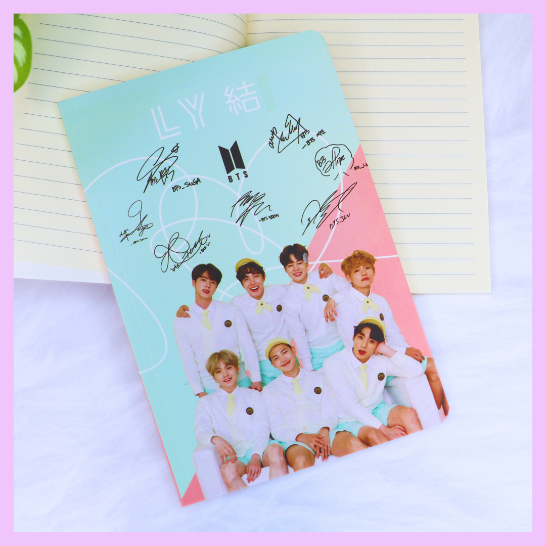 Quirky Print Slim Diary -BTS Theme