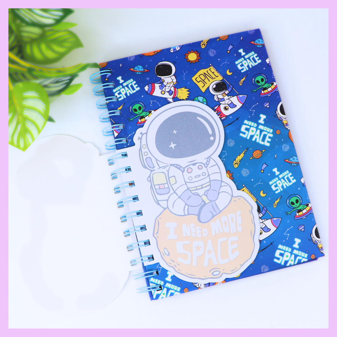 A5 spiral two-layer space diary interior