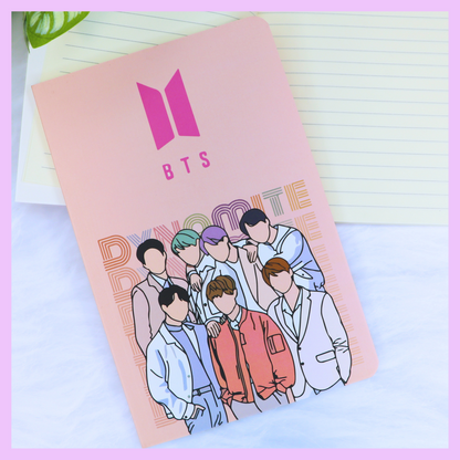 Quirky Print Slim Diary -BTS Theme
