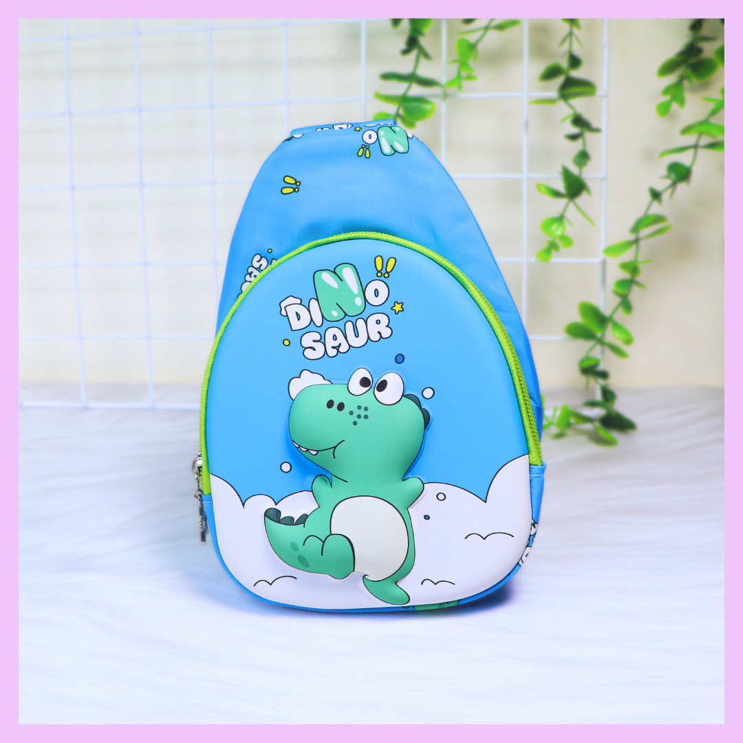 Colourful character cross body bag