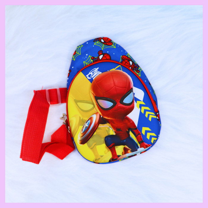 Spiderman character cross body bag
