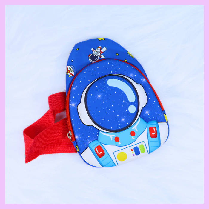 Space themed kids cross body bag