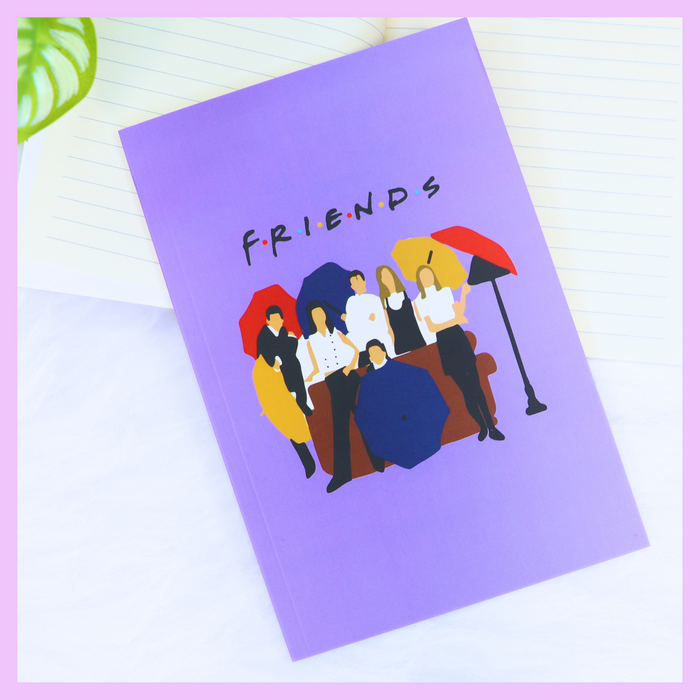 Quirky Print Slim Diary -Assorted_F.R.I.E.N.D.S - I'll be there for you