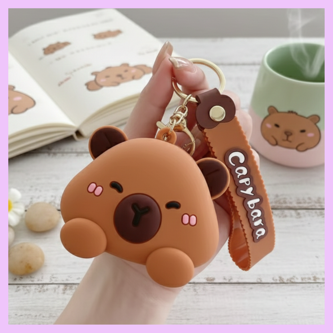 Capybara coin pouch alternate view