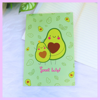 Quirky Print Slim Diary -Food Theme