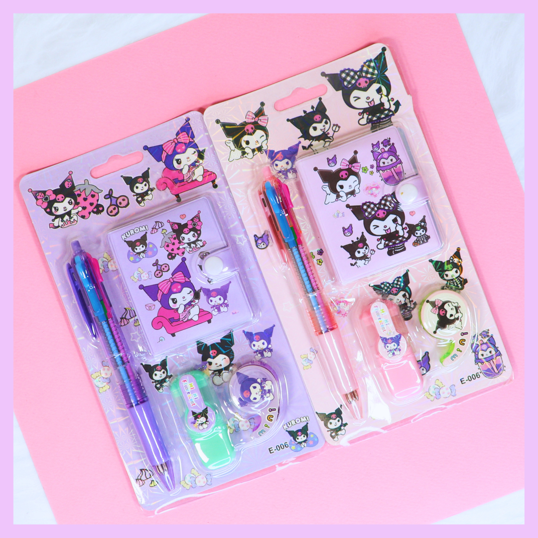 Kuromi themed gift set for kids