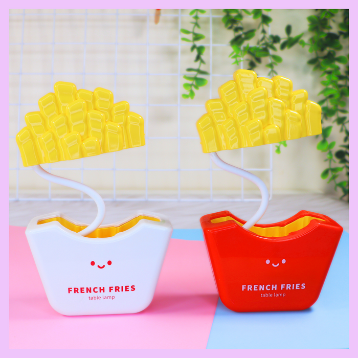 French fries shaped decorative table lamp