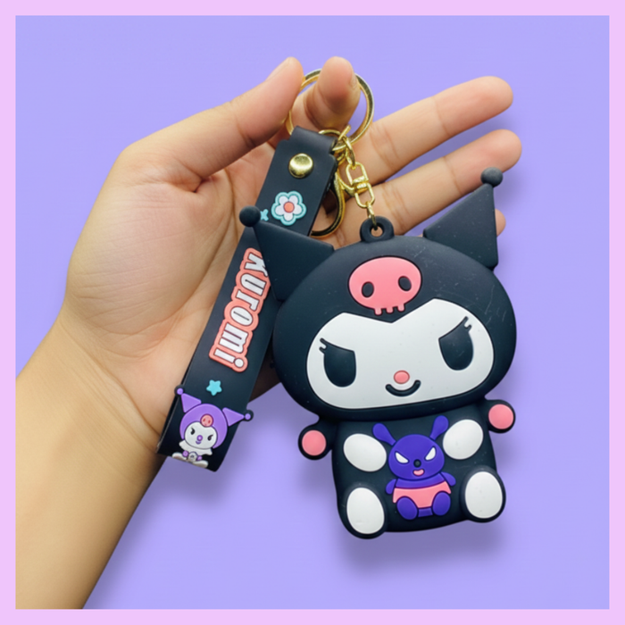 Sanrio Coin Pouch Kuromi Black