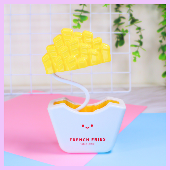 White French fries shaped table lamp