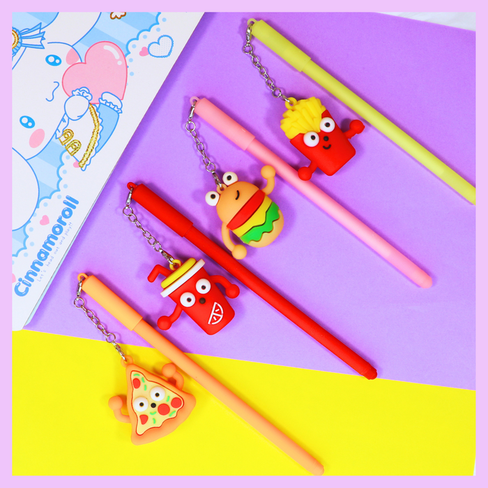 Food theme gel pens - main view