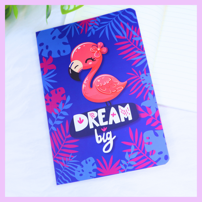 Quirky Print Slim Diary -Assorted_Dream big