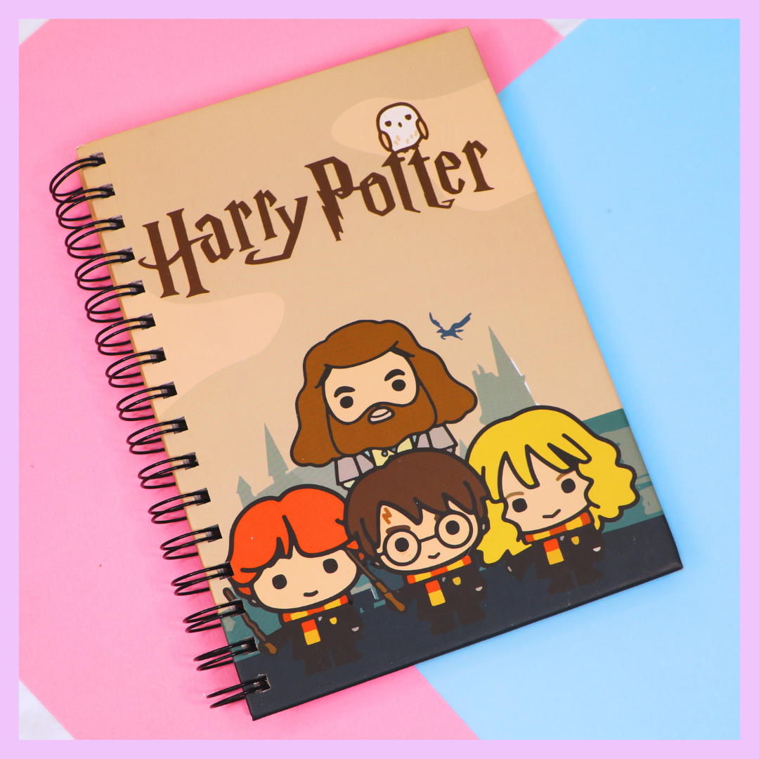 Harry Potter A5 spiral diary with themed cover