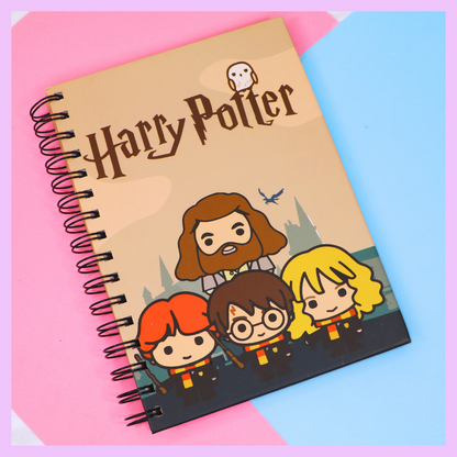 Harry Potter A5 spiral diary with themed cover