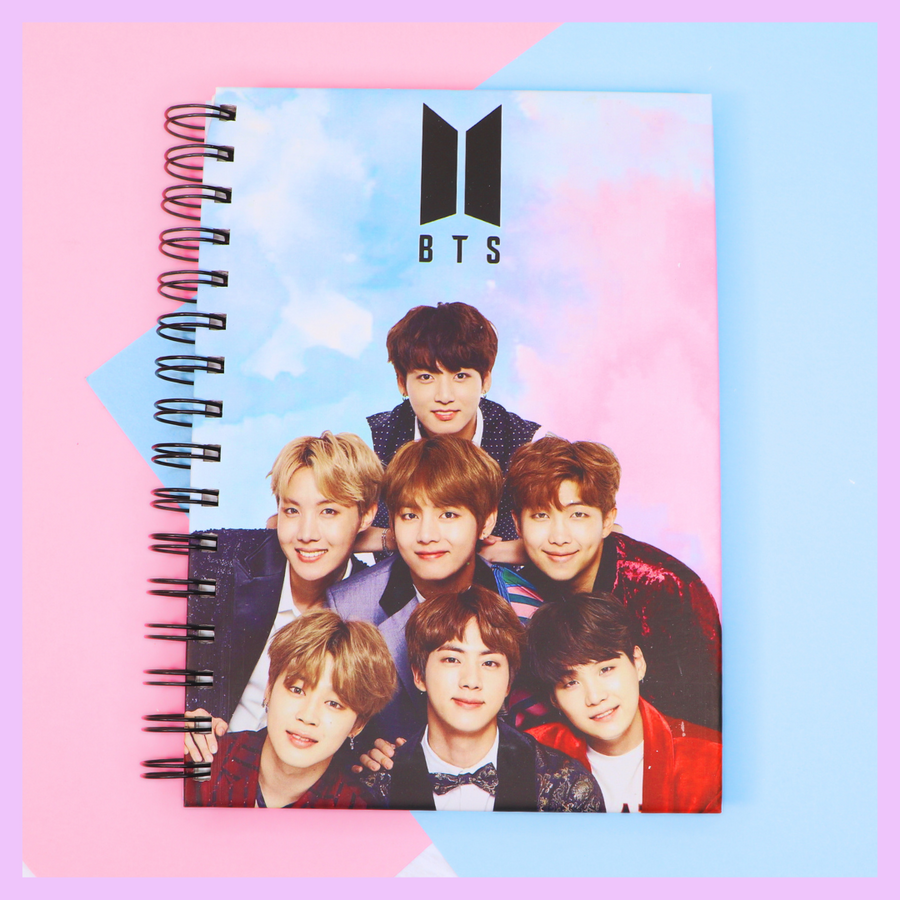 BTS A5 spiral diary for journaling, school and everyday notes
