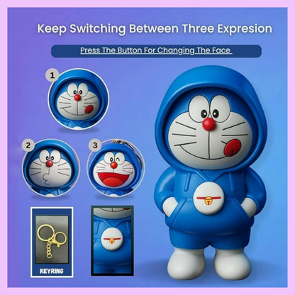 Face changing keychain