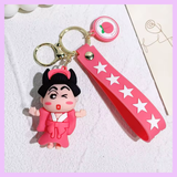 Shinchan Pink Kimono Keychain 🎀