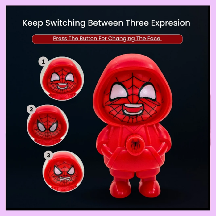 Face Changing Keychain Spiderman