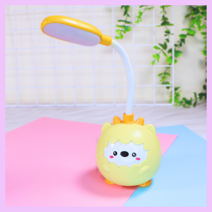Yellow cute llama LED table lamp