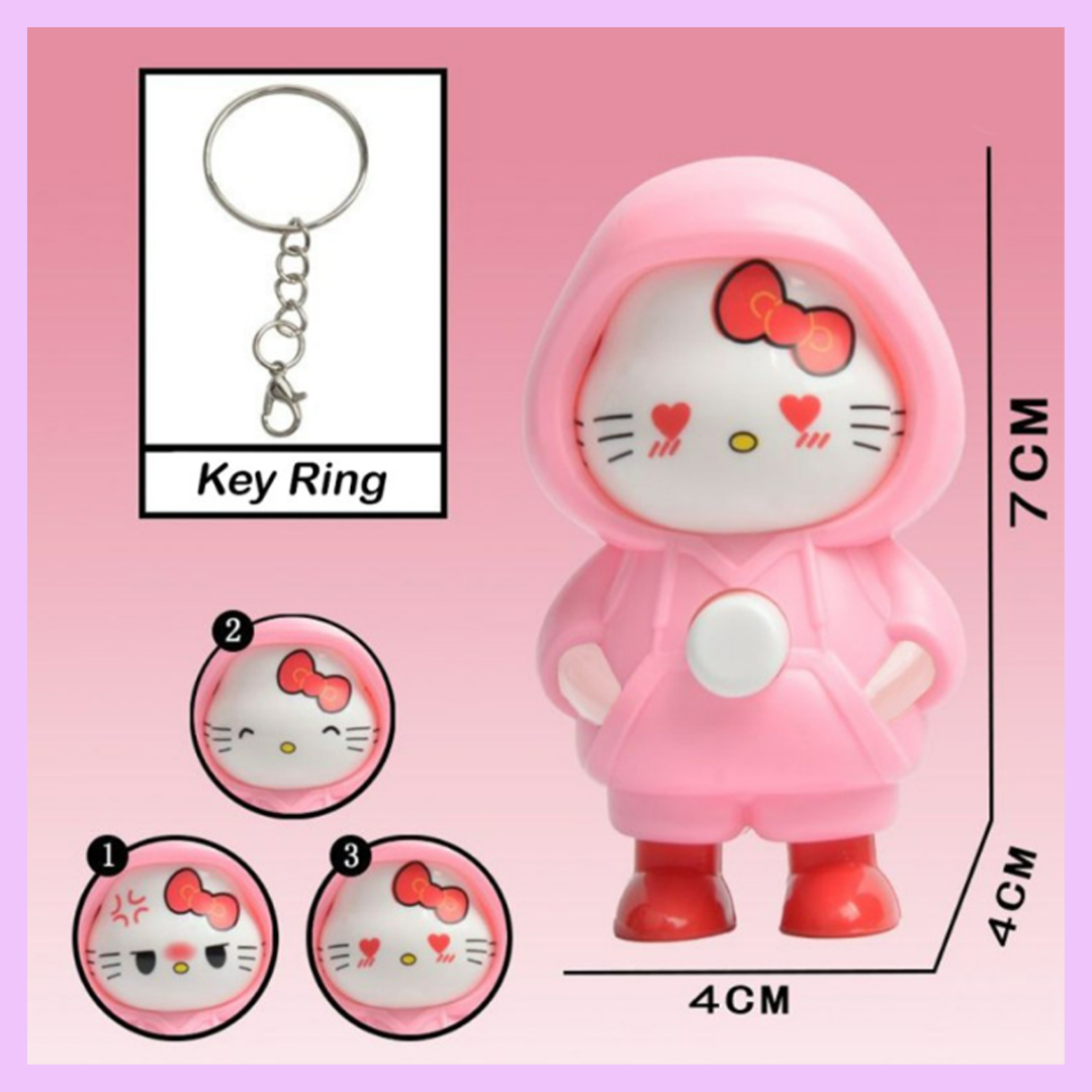 Face changing keychain