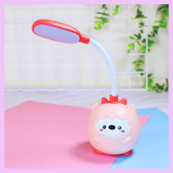 Pink cute llama LED table lamp