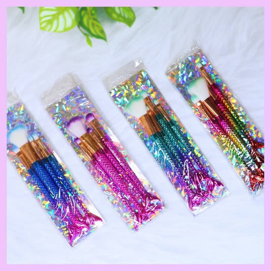Mermaid Makeup Brush - Set of 4