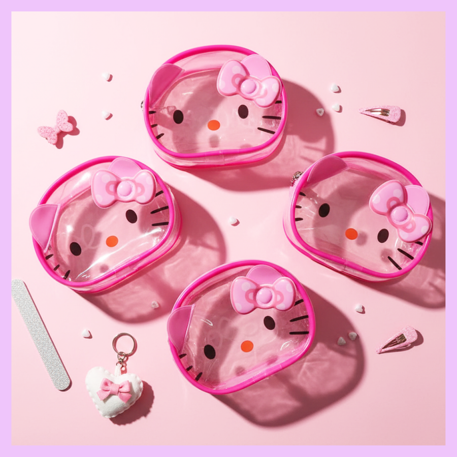 Hello Kitty coin pouch with character design