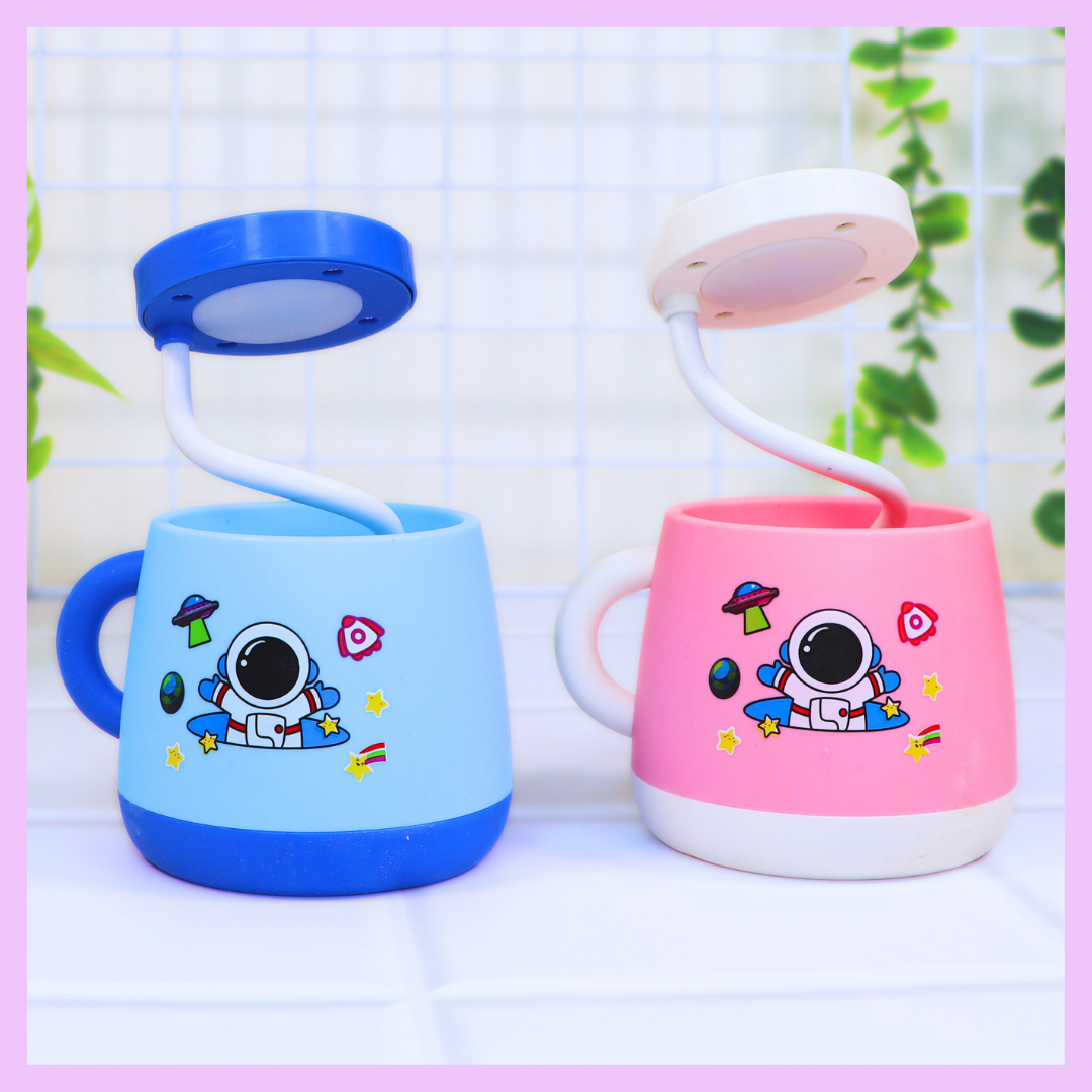 Decorative character cup lamp