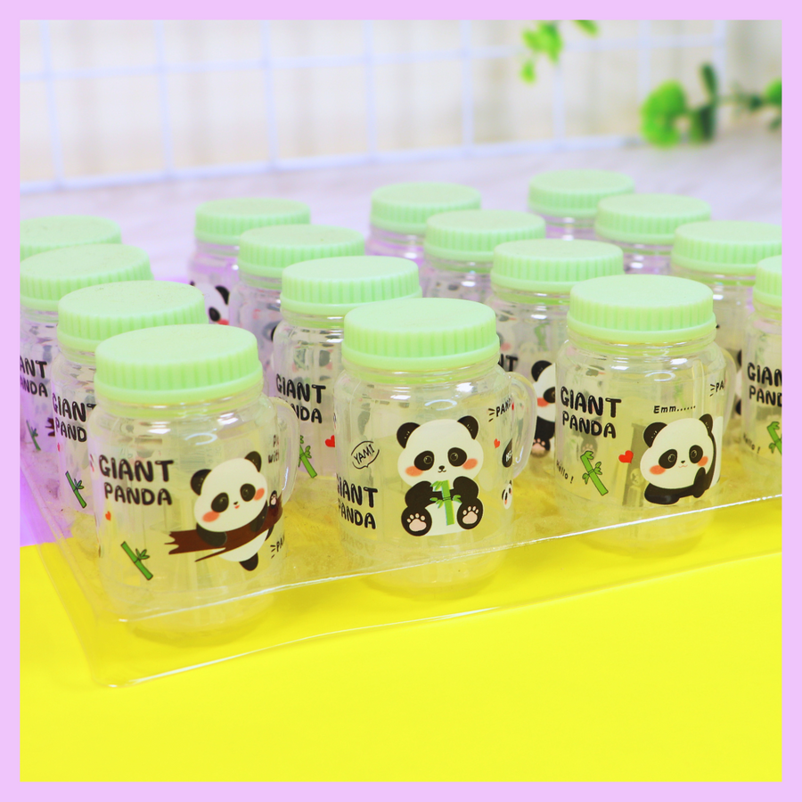 Panda jar pencil sharpener for school stationery