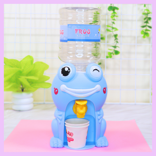 Frog Water Dispenser - Children's mini water dispenser toy