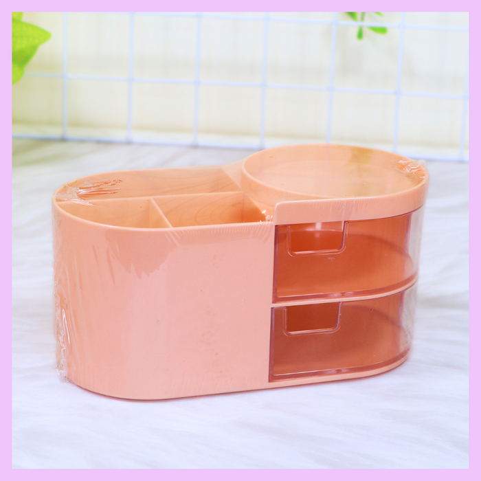 Desk organiser storage box in orange