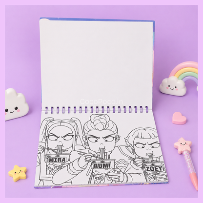 K Pop Coloring Book
