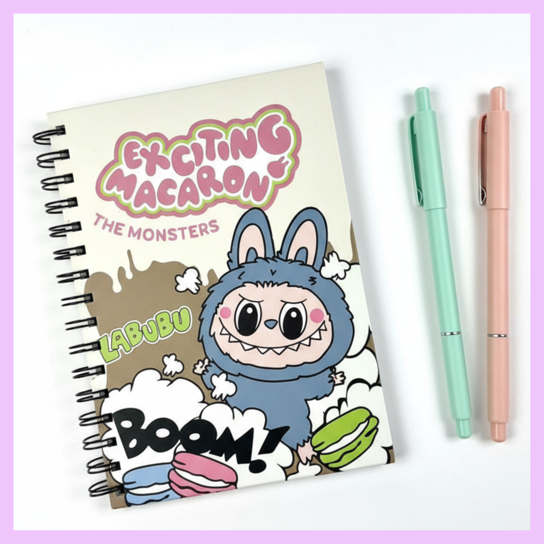 A5 Spiral Diary Labubu