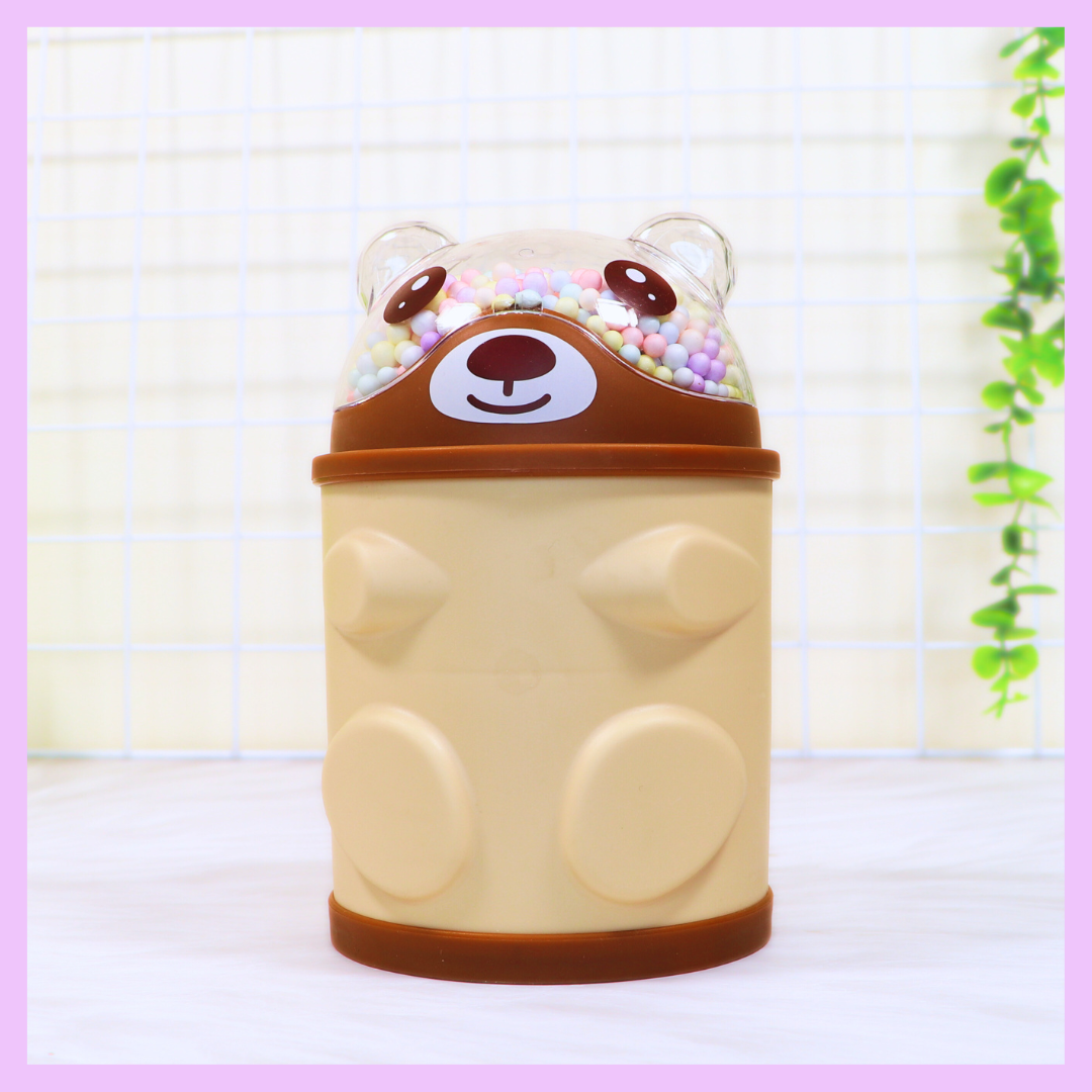Brown bear money box for children