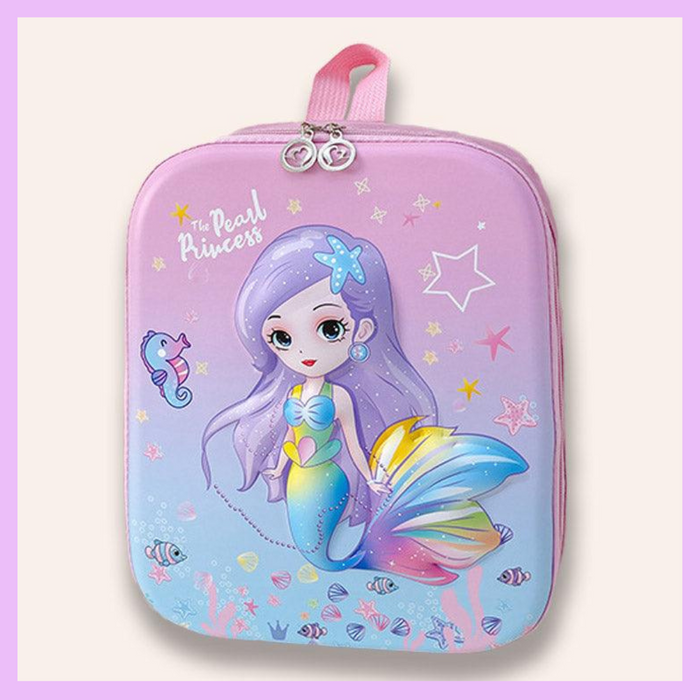 Large mermaid 3D hard shell bag alternate design