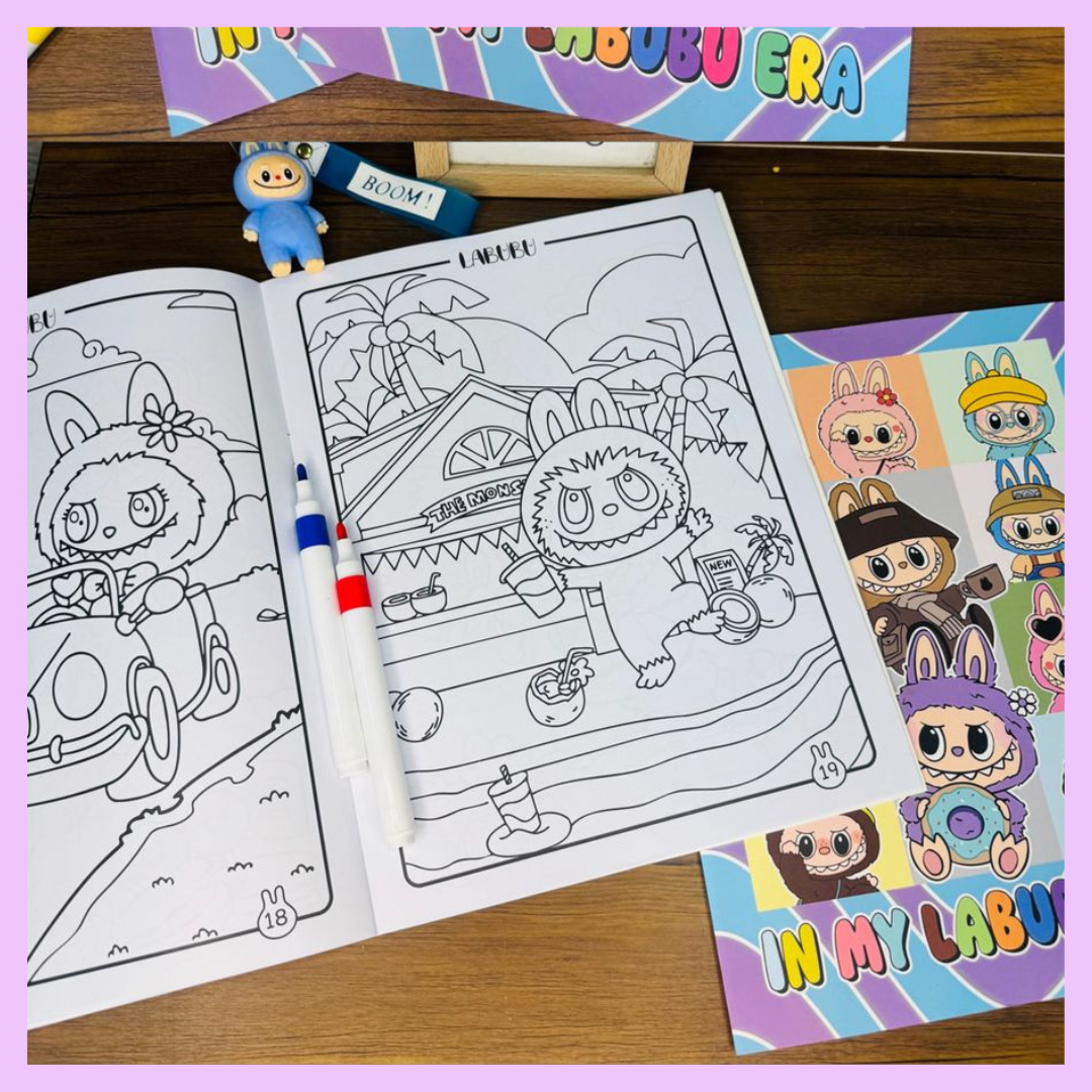 Labubu Coloring Book pages