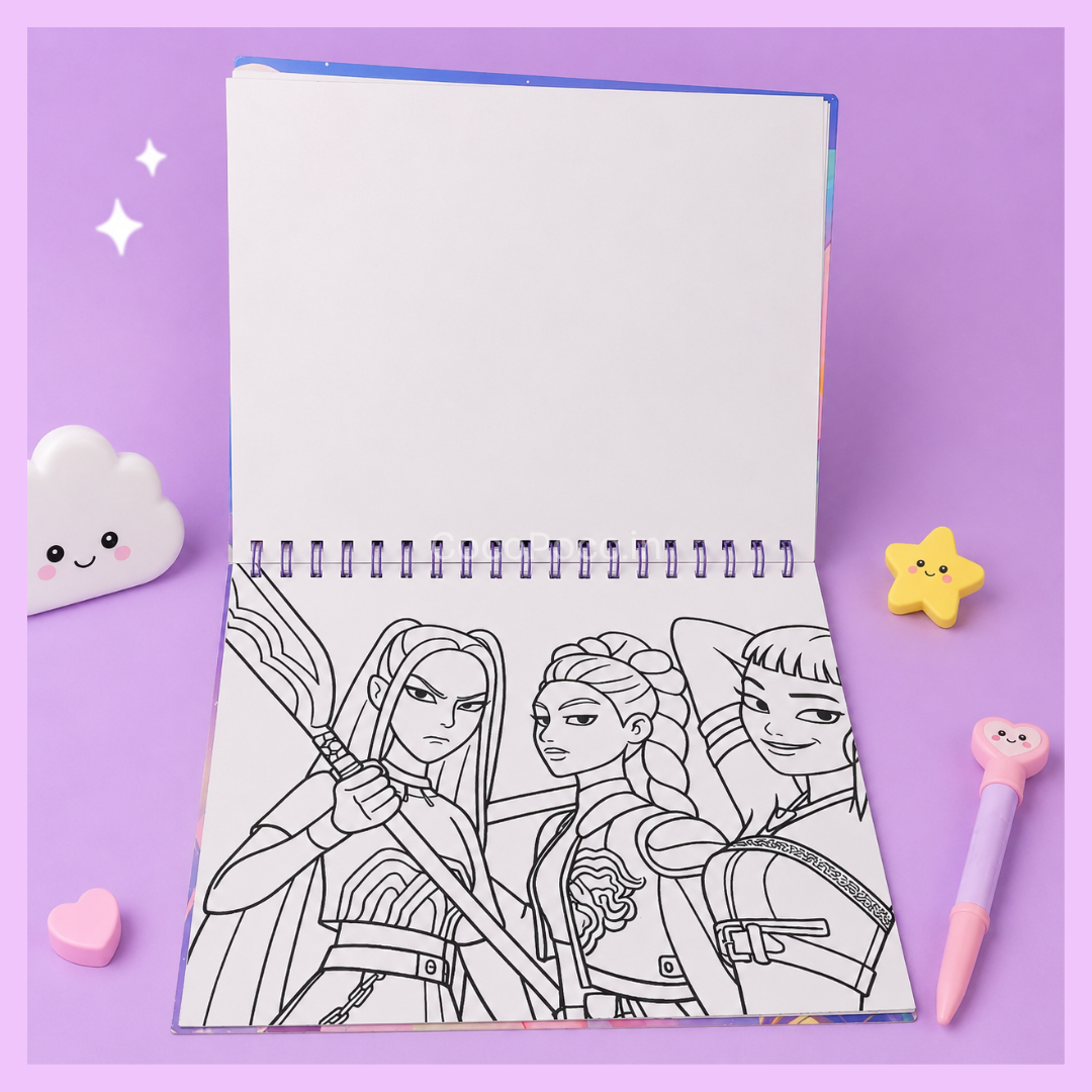 K Pop Coloring Book