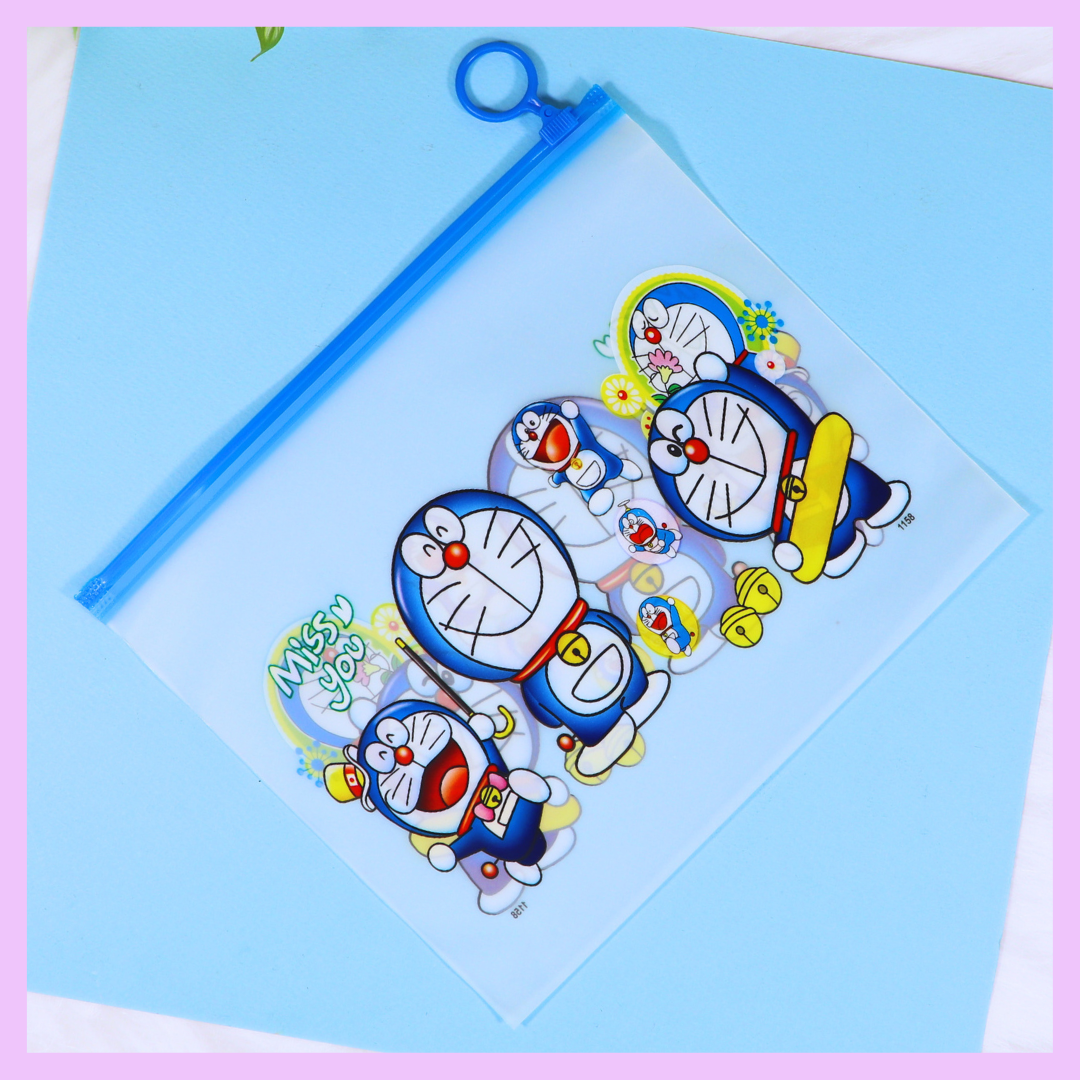 Transparent pouch alternate design